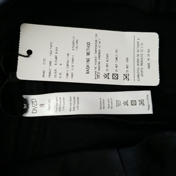 DYZD Capri Length Yoga Pants in Black Size M - Picture 4 of 6